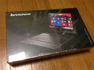 タブレットPC『Lenovo YOGA Tablet 2 with Windows』箱｜Webデザイナーサトウマサヤスのブログ ツーブロッカ