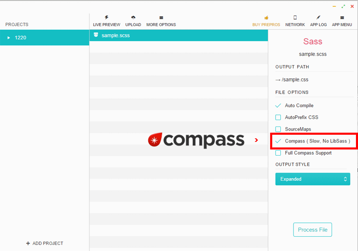 Prepros compassコンパイル設定｜Sass（Scss）とcompassとPreprosの、初心者にも優しいお付き合い Webデザイナーブログ ツーブロッカ