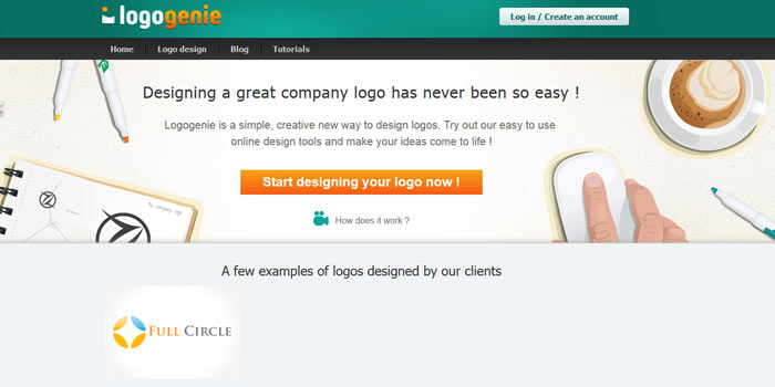 Logo design, logo design tools, online logo design system